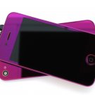 LCD iPhone 4 GSM Purple HALF Mirror Digitizer Full Set Assembly Tools AT&T