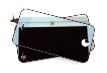 LCD Screen iPhone 4 GSM Chrome Full Mirror Digitizer Set Kit Tool AT&T