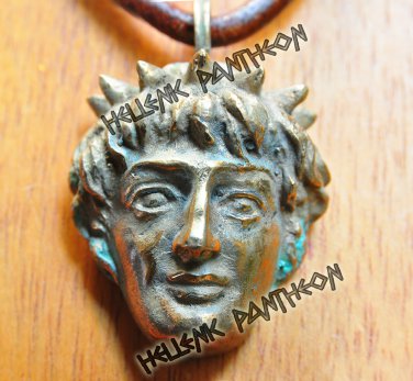 Apollo . Talsisman ,Grecian Amulet , Wiccan pendant Large