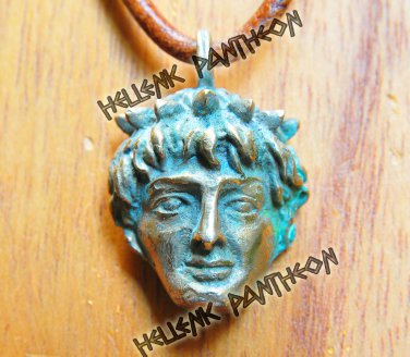 Apollo . Talisman ,Grecian Amulet , Wiccan pendant  Medium