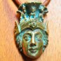 ATHENA Grecian Amulet, Pagan Talisman, Pendant LARGE