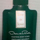 Oscar De La Renta Live in Love Foaming Body Scrub .14oz Trial Size