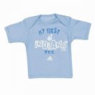 Adidas CLEVELAND INDIANS Tee BLUE Brand New Retail Price $16.00 Short Sleeves!