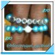 Basic Pearl beaded bracelet set w/name