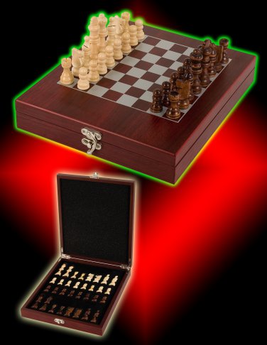 Rosewood Chess Case