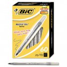 BIC® Round Stic® Ballpoint Pen, Black or Blue 60/pk