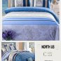 High quality printed cotton bedding 4pcs set duvet cover 200*230cm, flat sheet 230*230cm