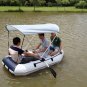 Free shipping air boat canoe for 3 persons fishing boat easy carry