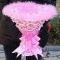 Teddy Bear Doll Cartoon Bouquet UK Sale Valentine's Day Wedding Birthdays Gift - Pink