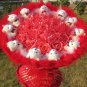 Wholesale Cartoon Bouquet Teddy Bear Doll Bouquet Valentine's Day Wedding Birthdays Gift - Red