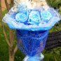 Wholesale Teddy Bear Dolls  Flowers Bouquet  Valentine's Day Wedding Birthdays Gift - Blue