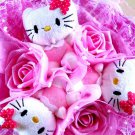 Lovely Hello Kitty Bouquet Birthday Gift Valentine Gift Wedding Gift - Pink
