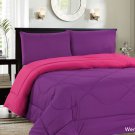 Down Alternative Reversible Comforter Purple/Rose