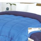 Down Alternative Reversible Blue/Navy Comforter