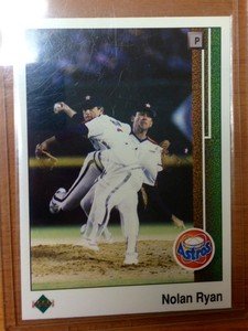 NOLAN RYAN Astros Rangers 1989 Upper Deck card 3D