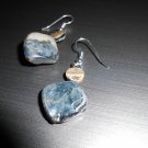 Black Mother of Pearl Stone Drop Earrings
