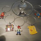 Pirate Wine Glass Charms