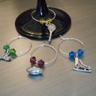 Sports Wine Glass Charms