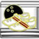 Bowling Shoes, Bowling Ball and Bat