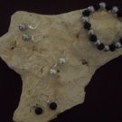 Black and Silver Bracelet