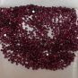 Certified Lot Of 100 Pieces Rhodolite Garnet 2 mm Round Cabochon Calibrated