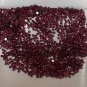 Certified Lot Of 100 Pieces Rhodolite Garnet 2 mm Round Cabochon Calibrated