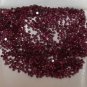 Certified Lot Of 100 Pieces Rhodolite Garnet 2 mm Round Cabochon Calibrated