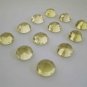 Certified AAA Quality 10 Pieces Natural Lemon Quartz 12 MM Round Rose Cut Loose Gemstones