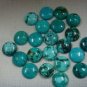 Certified Lot of 25 Pieces AAA Quality Natural Turquoise 5 mm Round Cabochon Calibarated