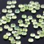 Lot of 25 Pieces AAA Quality Prehnite 4x4 m.m. Round Cabochon