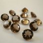 Certified Lot of 25 Pieces AAA Quality Smoky Quartz 8x8 m.m. Round Cut Stone