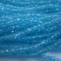 Certified 14"STR 3.0 MM FACETED SKY BLUE TOPAZ RONDELLE BEADS AAA QUALITY
