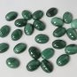 Certified AAA Quality 25 Pieces Natural Malachite Cabochon 4x6 mm Oval Loose Gemstones