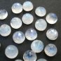 Certified Lot of 15 Pieces AAA Quality Rainbow Moon Stone 14 M.M. Round Rose Cut