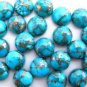 15 Pieces Lot AAA Quality Blue Copper Turquoise 11x11 mm Round Cabochon