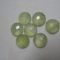 Certified Lot of 10 Pieces AAA Quality Natural Prehnite 11 m.m. Round Checker Cut