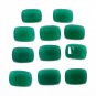 Certified Green Onyx AAA Quality 9x11 mm Faceted Cushion 11 pcs