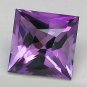 Certified AAA Quality 25 Pieces Natural Amethyst 3 mm Square Loose Faceted Gemstones