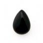 Certified RARE NATURAL AAA QUALITY BLACK ONYX PEAR CABOCHON WHOLESALE ( 25 PCS LOT! )