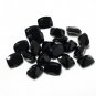 Certified Natural Black Spinel AAA Quality 5 mm Faceted Cushion  25 pcs lot