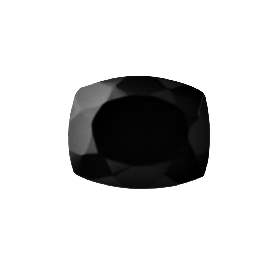 Certified Natural Black Spinel AAA Quality 9x7 mm Faceted Cushion  5 pcs lot