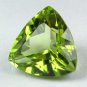 Certified Natural Peridot AAA Quality 3.5 mm Faceted Trillion 100 pcs lot