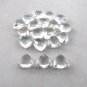 Certified Natural White topaz AAA Quality 5 mm Faceted Trillion 5 pcs Lot