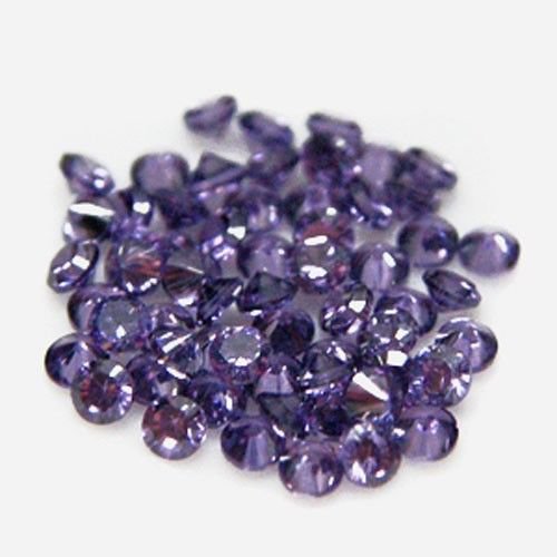 Certified Natural Amethyst AAA Quality 9 mm Faceted Round 2 pcs Pair