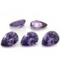 Certified Natural Amethyst AAA Quality 10x7 mm Faceted Pear 5 pcs Lot