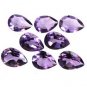 Certified Natural Amethyst AAA Quality 14x10 mm Faceted Pear 10 pcs Lot