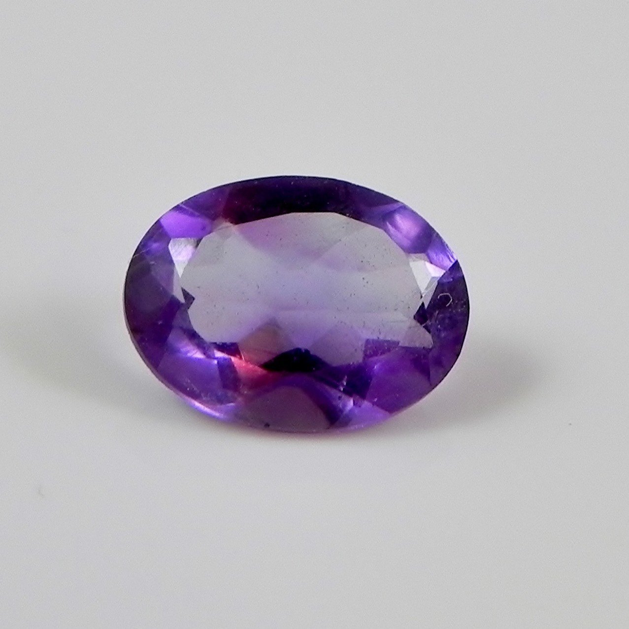 Certified Natural Amethyst AAA Quality 10x8 mm Faceted Oval 2 pcs Pair