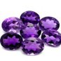 Certified Natural Amethyst AAA Quality 18x13 mm Faceted Oval 2 pcs Pair
