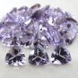 Certified Natural Amethyst AAA Quality 4 mm Faceted Trillion 50 pcs Lot