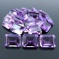 Certified Natural Amethyst AAA Quality 9x7 mm Faceted Octagon 25 pcs Lot